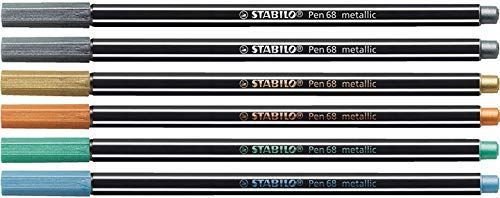 Stabilo  bte 6 pen 68 metallic