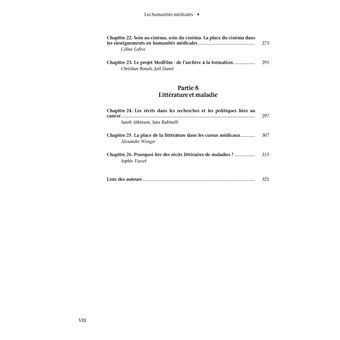 Les humanités médicales