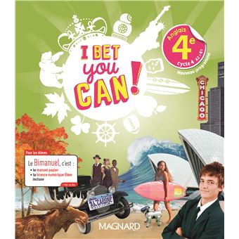 I Bet You Can! Anglais 4e (2019) - Bimanuel élève