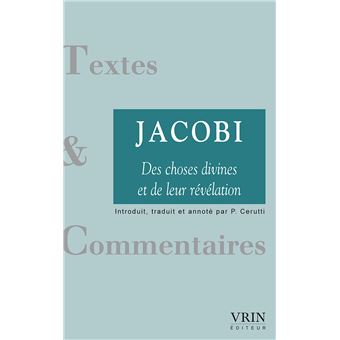 Des choses divines et de leur révélation