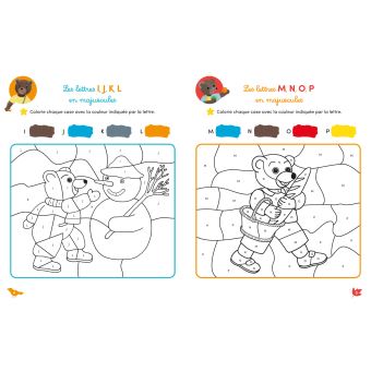 Petit Ours Brun Mon Cahier De Coloriages Magiques Avec Petit Ours Brun Ms Lettres Florence Doutremepuich Francoise Perraud Broche Achat Livre Fnac