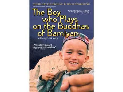 Boy who plays on the buddhas of bamiyan