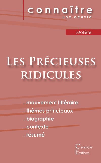 Fiche de lecture Les Précieuses ridicules de Molière (Analyse littéraire de référence et résumé complet)