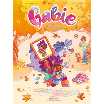 Gabie aux craies de couleur