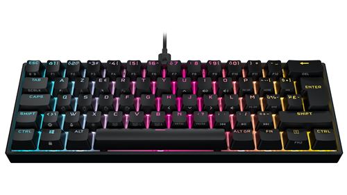 CORSAIR K65 RGB TKL MECH GAMING KEYBOARD BE AZERTY MX RED