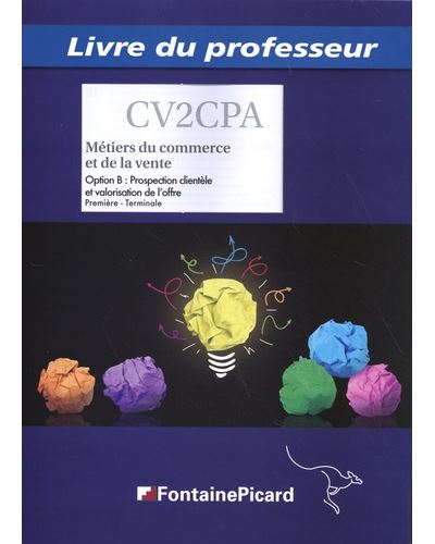 Bac Pro Métiers Du Commerce Et De La Vente Corrigé Option B - Broché ...