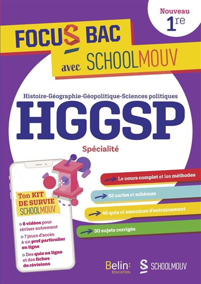 FOCUS BAC HGGSP Spécialité Première - Anne Doustaly - broché