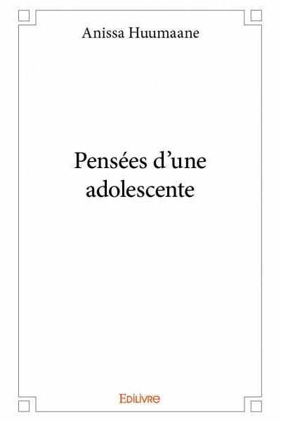 Pensées d'une adolescente