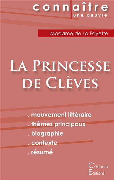 Fiche de lecture La Princesse de Clèves de Madame de La Fayette