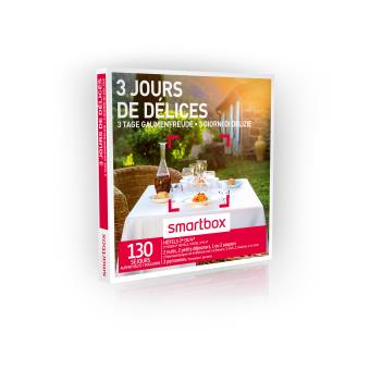Coffret cadeau Smartbox 3 jours de délices