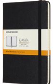Carnet classique format moyen ligné Moleskine couverture rigide Noir