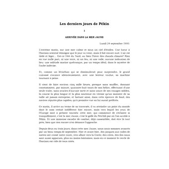 Les derniers jours de Pékin