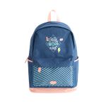 Sac à dos Mr. Wonderful Be kind and work hard Bleu et Rose
