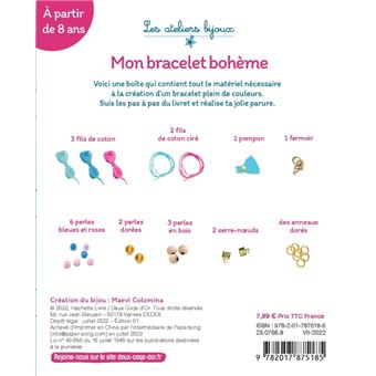 Mon bracelet bohème - mini coffret avec accessoires
