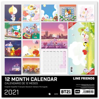 Calendrier 2021 BTS