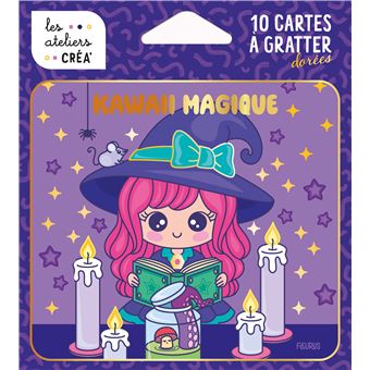 Cartes à gratter   Kawaii magique