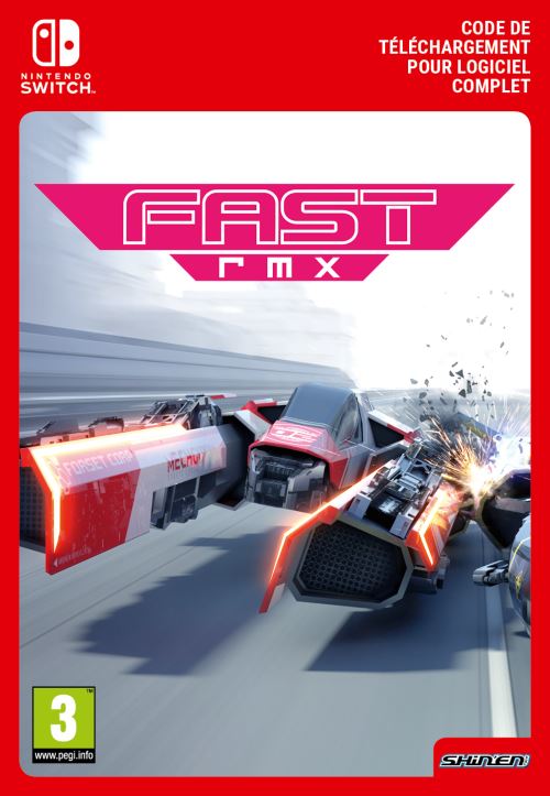 Pochette avant du jeu Code de téléchargement Fast RMX Nintendo Switch