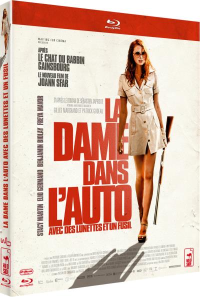 La dame dans l'auto avec des lunettes et un fusil Blu-ray
