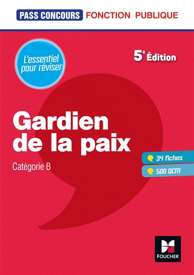 Pass'Concours Gardien de la paix Catégorie B