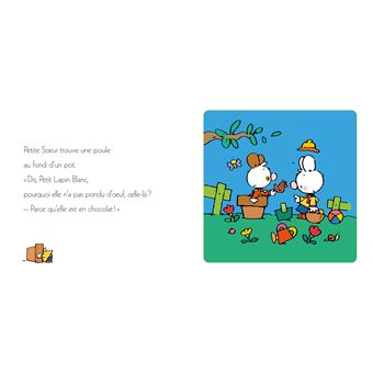 Petit Lapin Blanc et les oeufs de Pâques