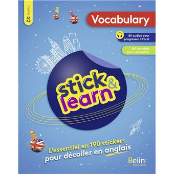 Stick & learn vocabulary