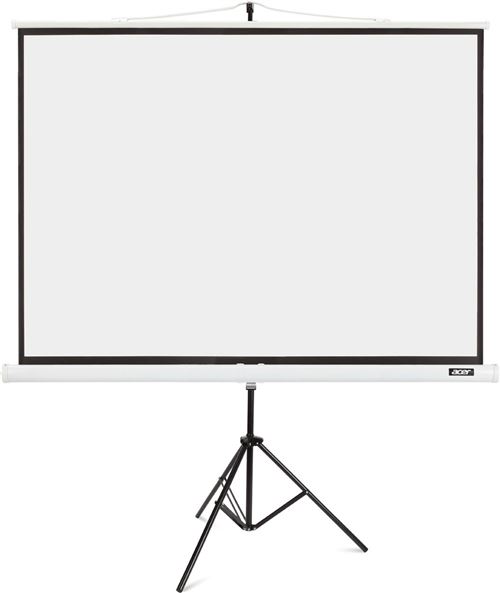 Acer T87-S01Mw - Écran De Projection avec Trépied - 87" (218 Cm) - 4:3 - Blanc