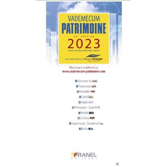 Vademecum du Patrimoine 2023 28e édition