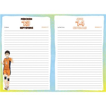 Agenda Haikyu!! 2023-2024