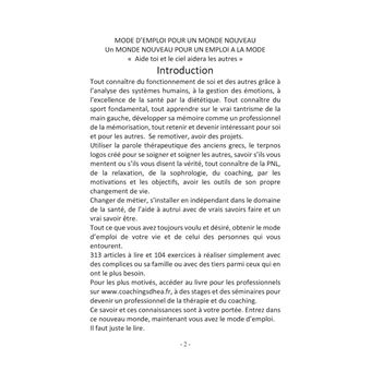 Un mode d'emploi pour un monde nouveau