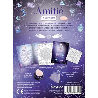 Magie des pierres - Amitié - Quartz Rose - Nouvelle édition
