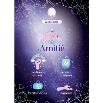 Magie des pierres - Amitié - Quartz Rose - Nouvelle édition