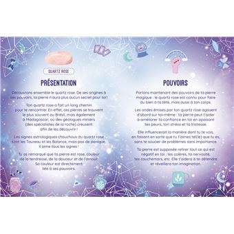 Magie des pierres - Amitié - Quartz Rose - Nouvelle édition