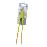Pince à toast Pebbly Natural 24 cm Verte_1
