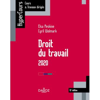 Droit du travail 2020 - 13e ed.