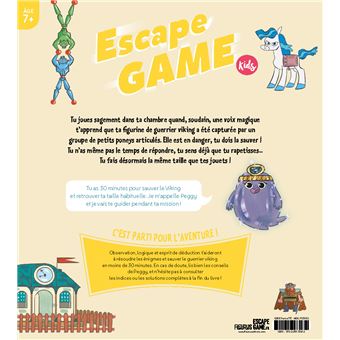 Escape Game Kids - Pars en mission avec tes jouets !