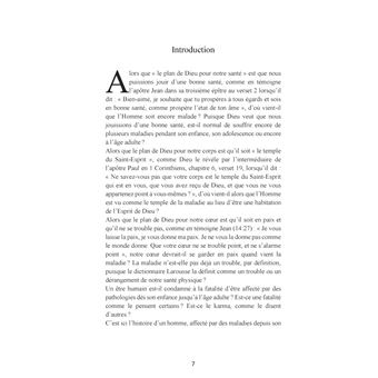 Autrefois, j'étais le sanctuaire des maladies