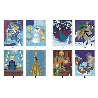 LA REINE DES NEIGES - Coloriages Magiques - Mystères - Disney