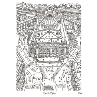 PARIS 20 affiches à colorier et à encadrer - Edition Artiste