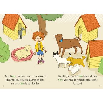 Premières lectures autonomes Montessori Niveau 3 - Mia adopte un chien