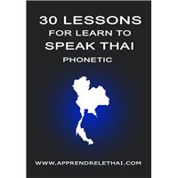 30 Lessons for learn to speak thai phonetic
