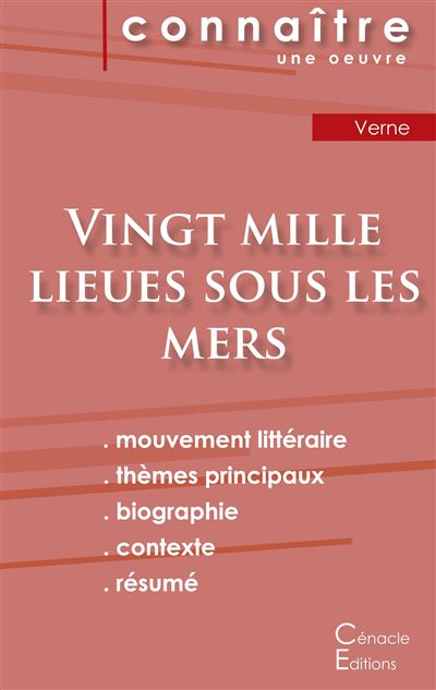 Fiche de lecture Vingt mille lieues sous les mers de Jules Verne