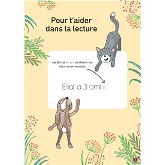 Eliot va à l'école -Niveau 1- Dès 6 ans