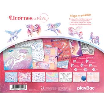 Licornes de rêve - Carnet créatif - Magie des paillettes
