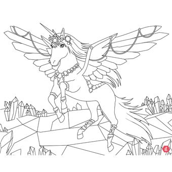 Licornes de rêve - Carnet créatif - Magie des paillettes