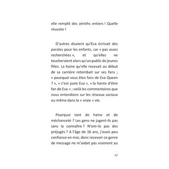 "Croyez en vous, croyez en vos rêves", Eva