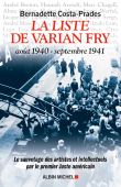 La Liste de Varian Fry (Août 1940 - septembre 1941)