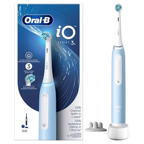 Oral-B Elektrische Zahnbürste iO3S Ice Blue