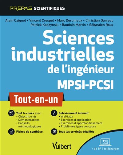 Sciences industrielles de l'ingénieur MPSI-PCSI Tout-en-un