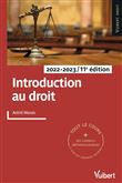 Introduction au droit 2022/2023