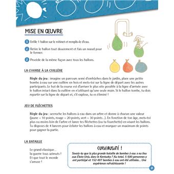 Je joue avec l'eau